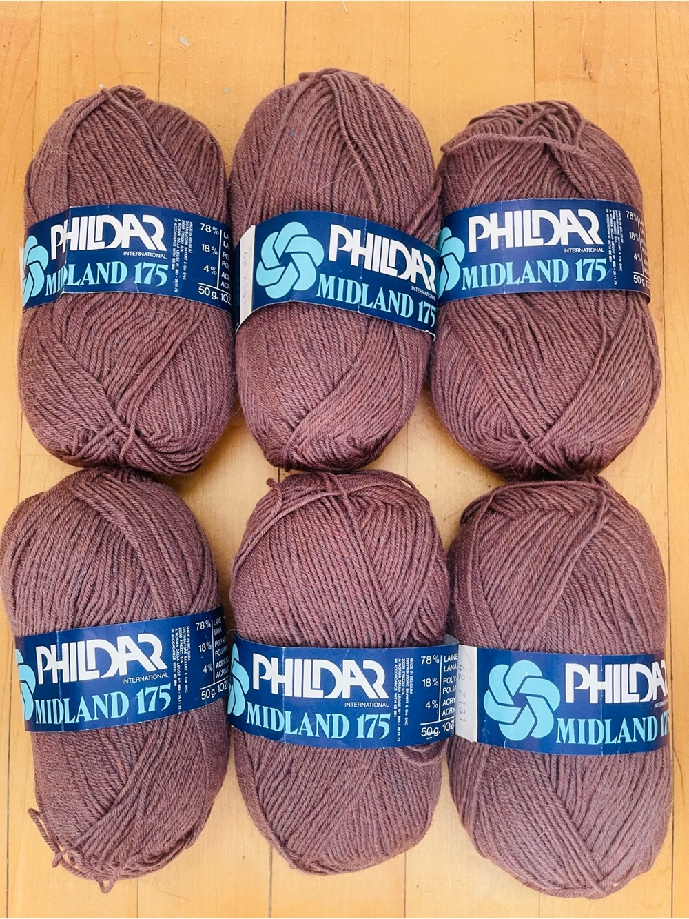PHILDAR Midland 175 Yarn x 6